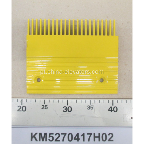 KM5270417H02 Pente de alumínio amarelo para escadas rolantes de Kone